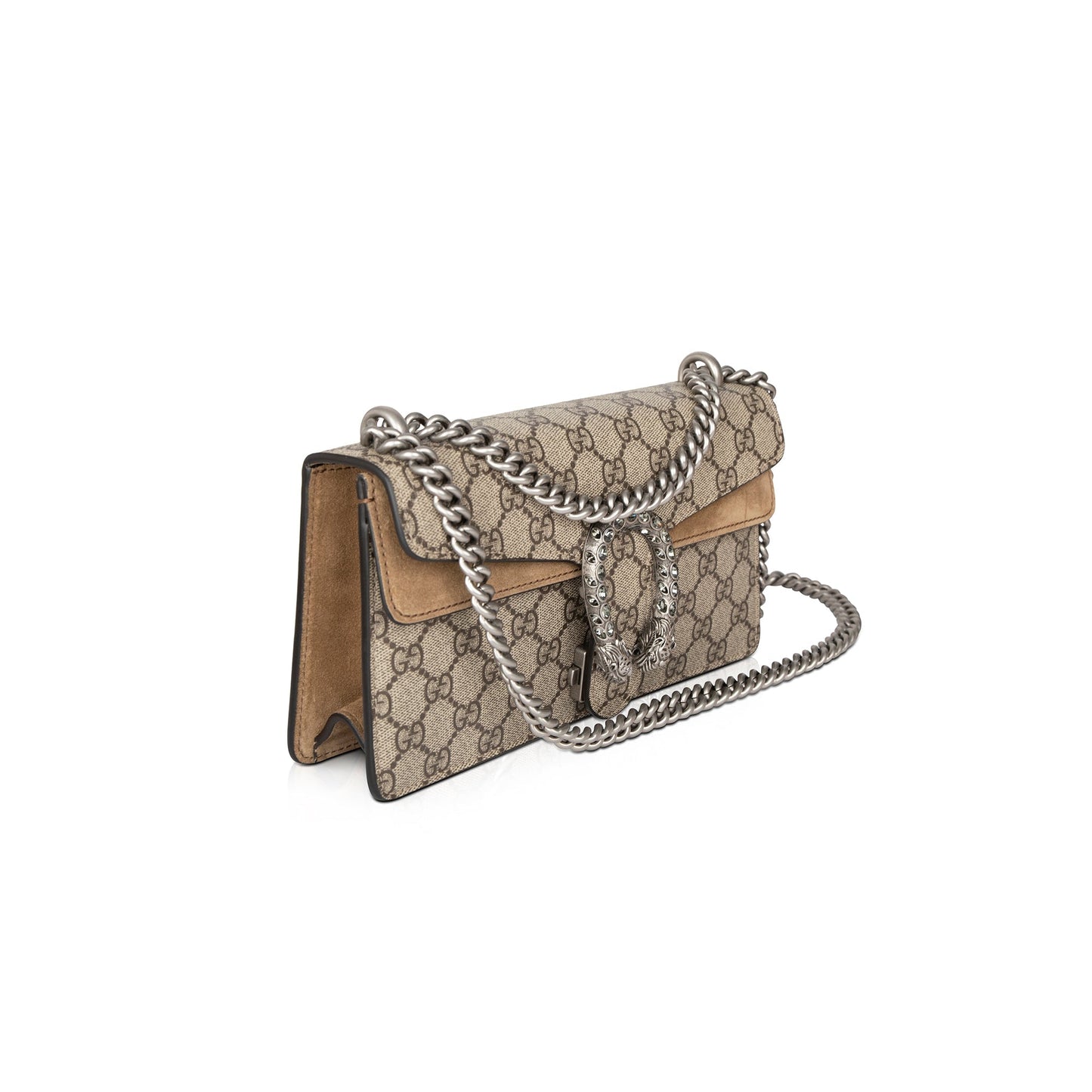 Gucci 2022 GG Supreme Dionysus Small Shoulder Bag