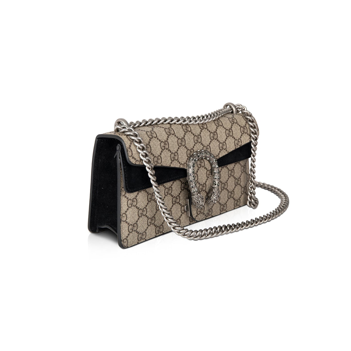 Gucci 2022 GG Supreme Dionysus Small Shoulder Bag
