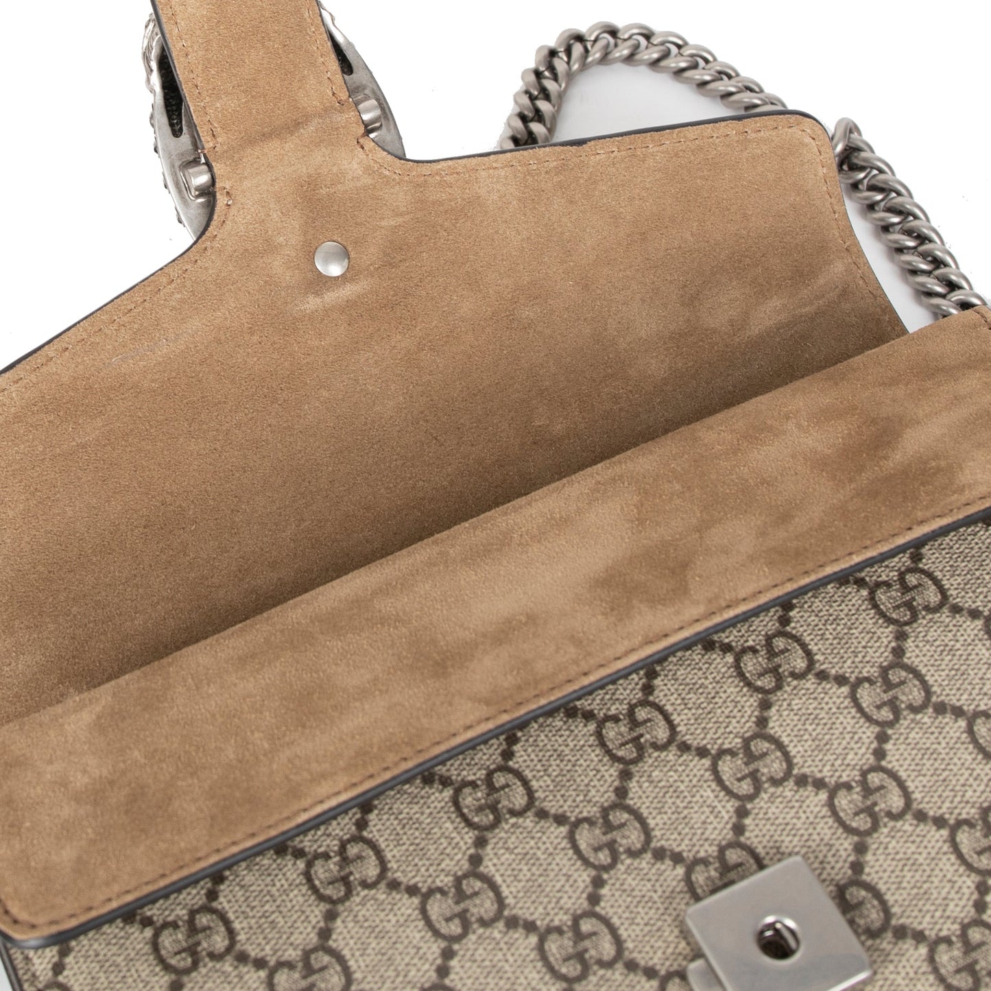 Gucci 2022 GG Supreme Dionysus Small Shoulder Bag