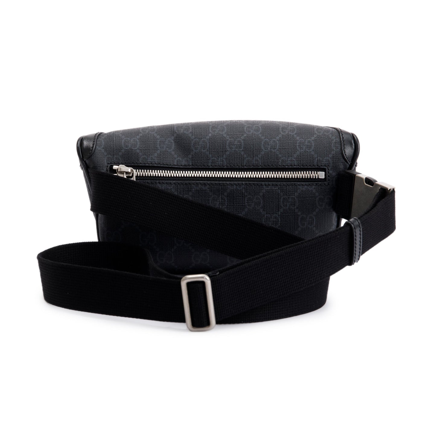 Gucci 2023 Black GG Supreme Interlocking G Belt Bag