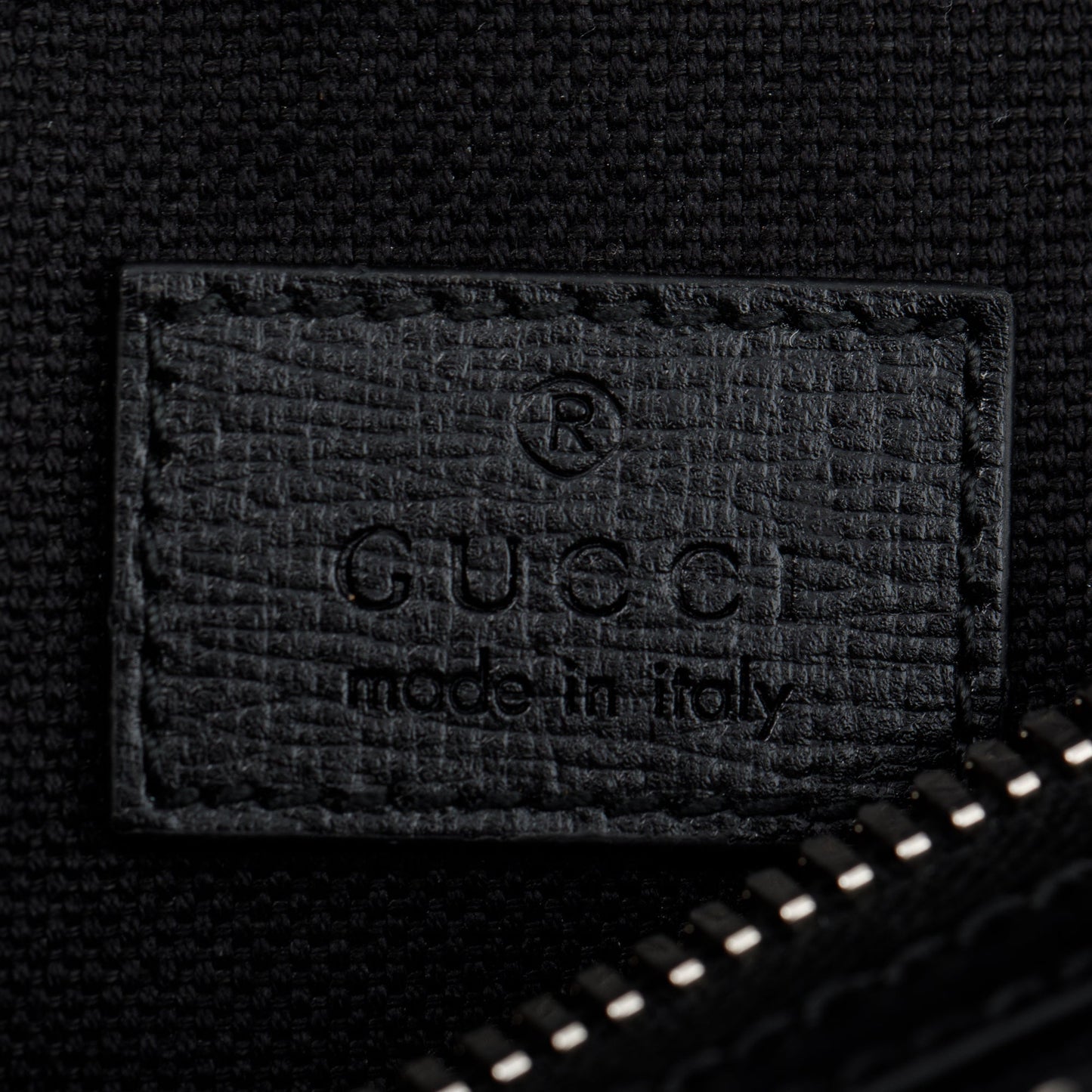 Gucci 2023 Black GG Supreme Interlocking G Belt Bag