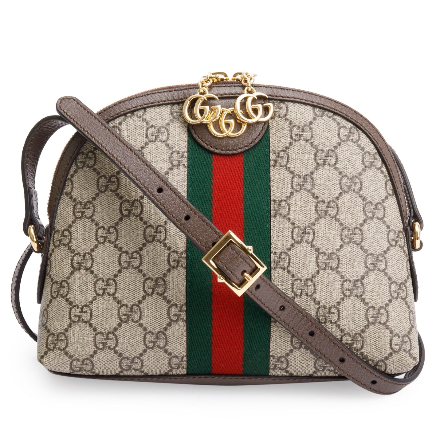 Gucci 2023 GG Ophidia Small Dome Shoulder Bag