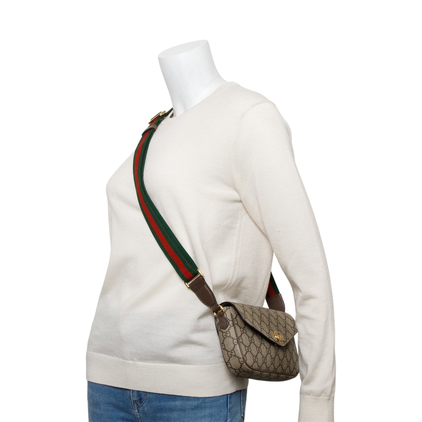 Gucci 2024 GG Supreme Ophidia Mini Bag