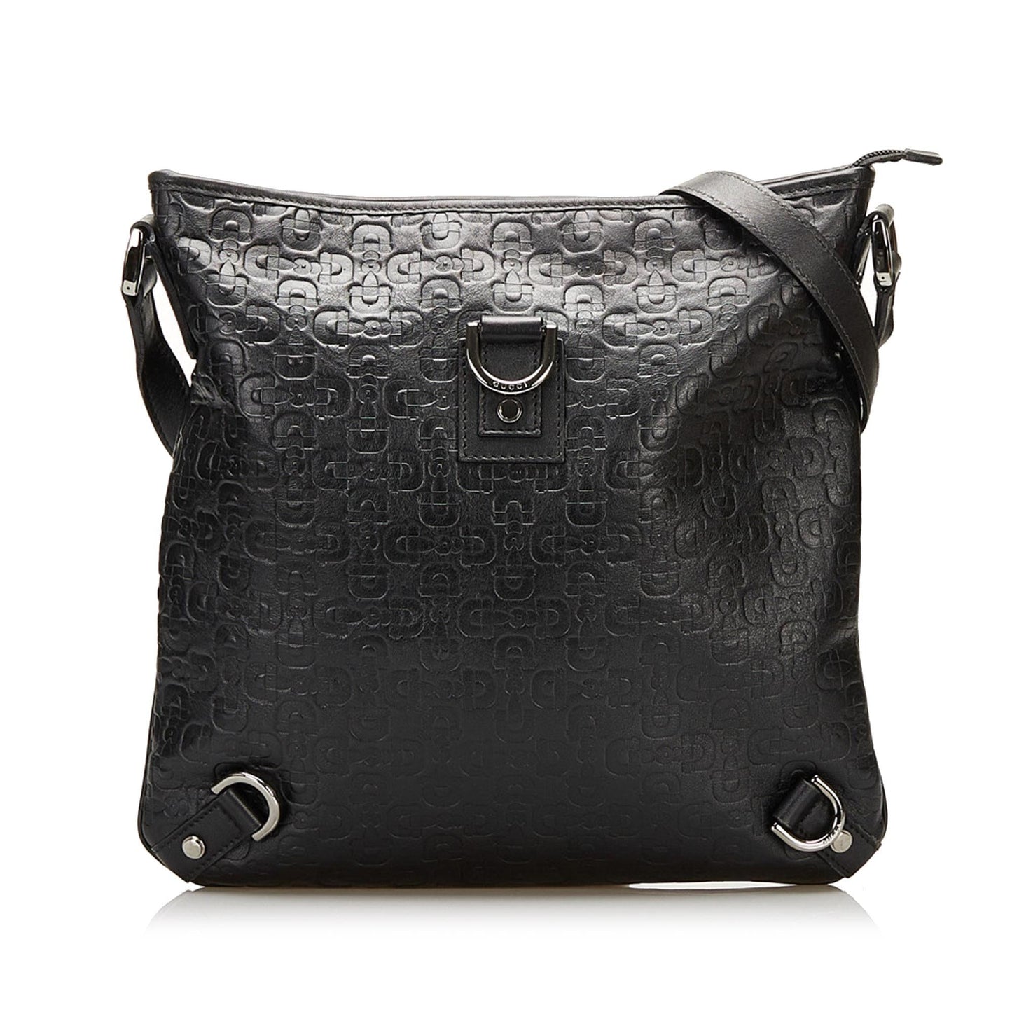 Gucci Abbey D-Ring Embossed  Horsebit Crossbody (SHG-35354)