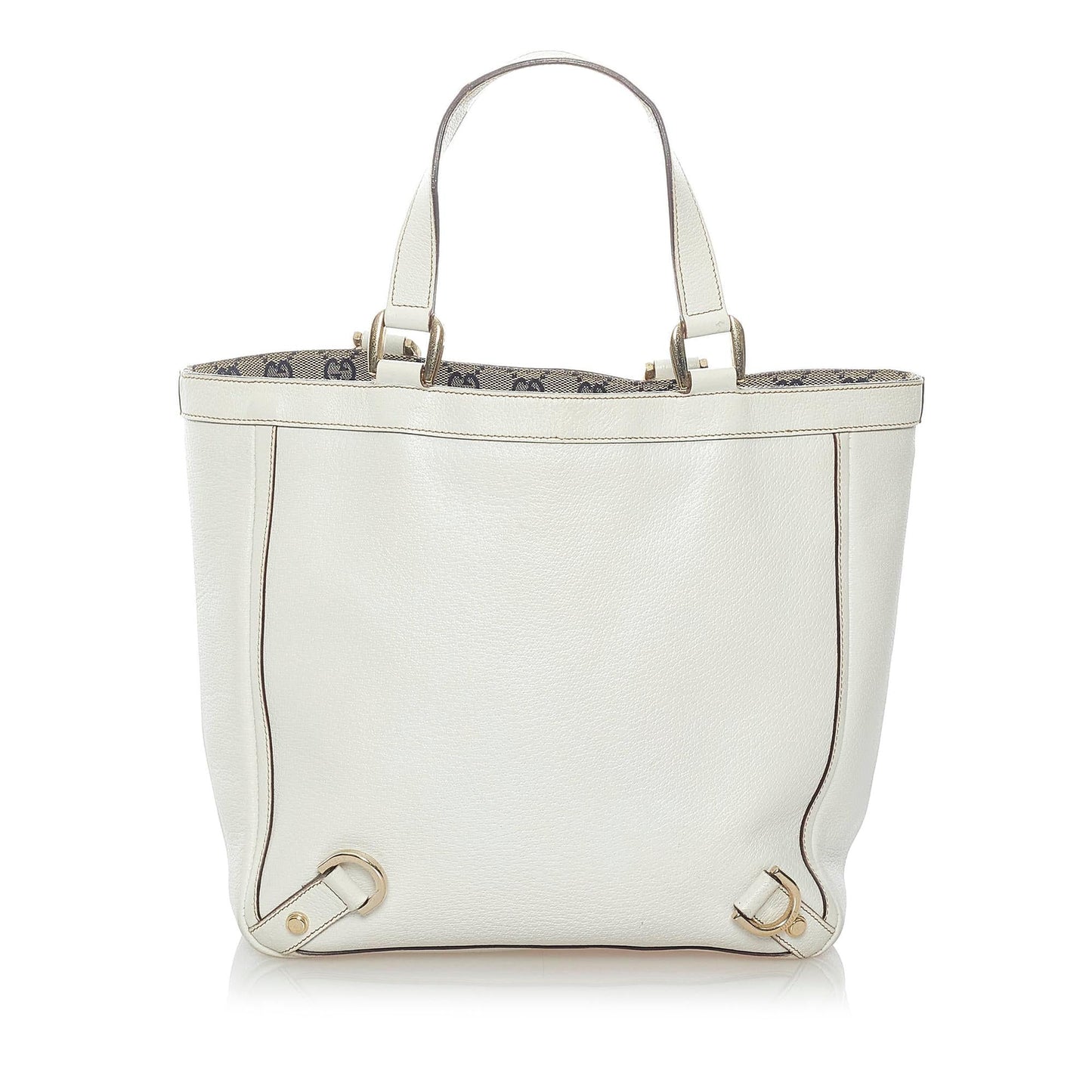 Gucci Abbey-D Ring Leather Tote (SHG-32869)