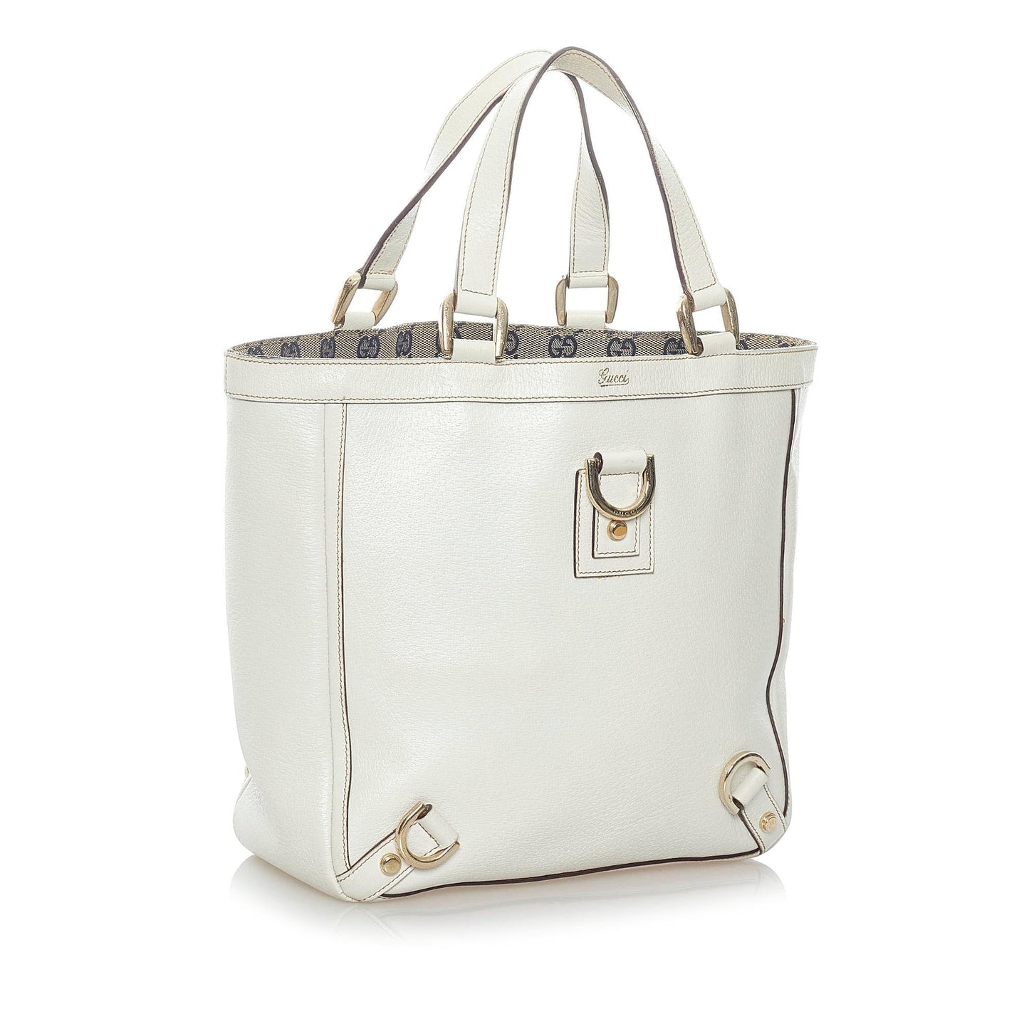 Gucci Abbey-D Ring Leather Tote (SHG-37761)