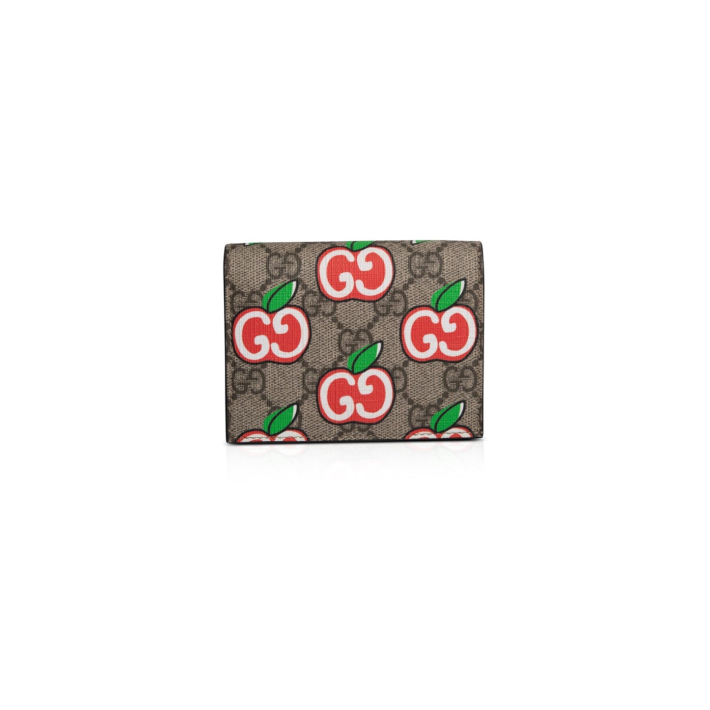 Gucci Apple GG Supreme Card Case Wallet