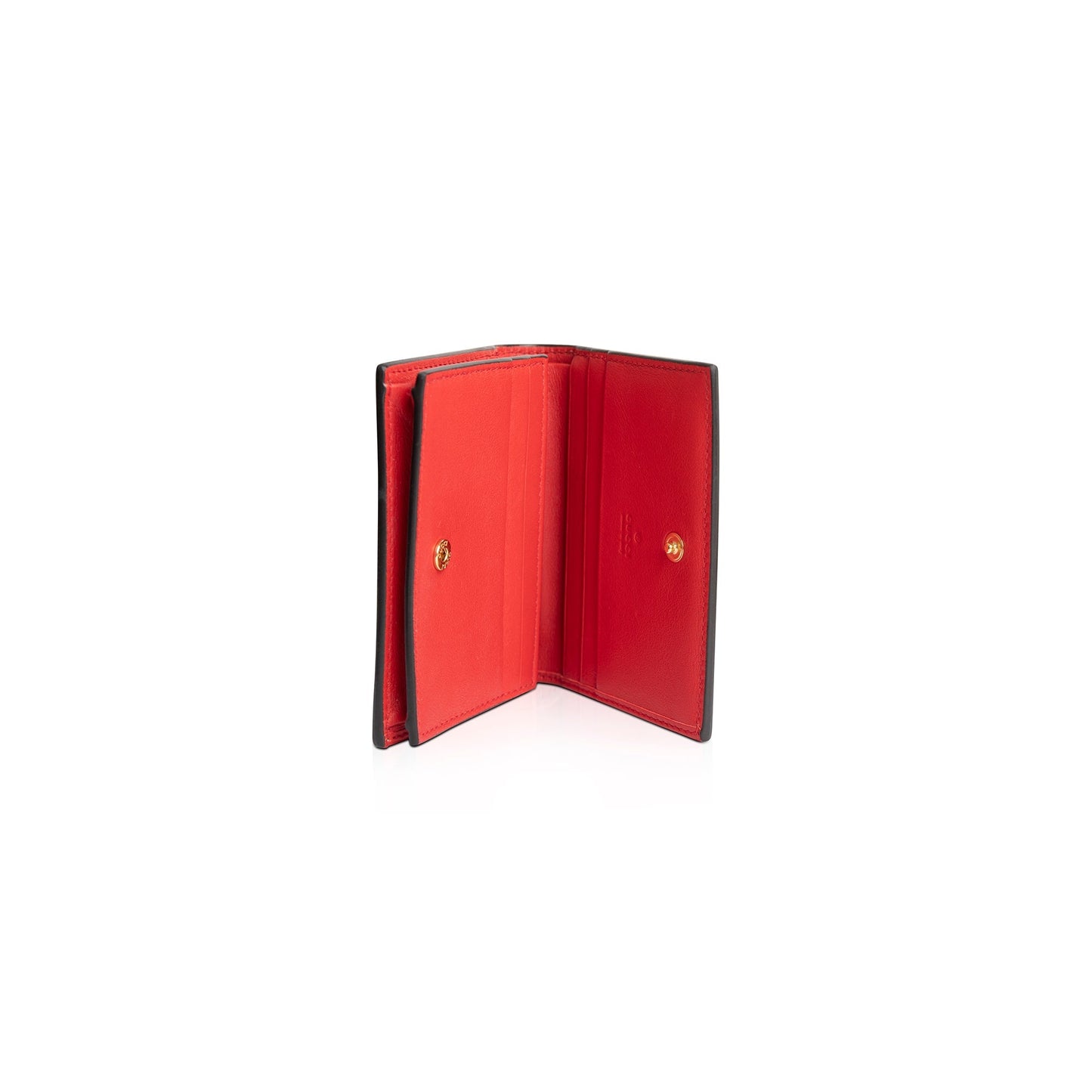 Gucci Apple GG Supreme Card Case Wallet