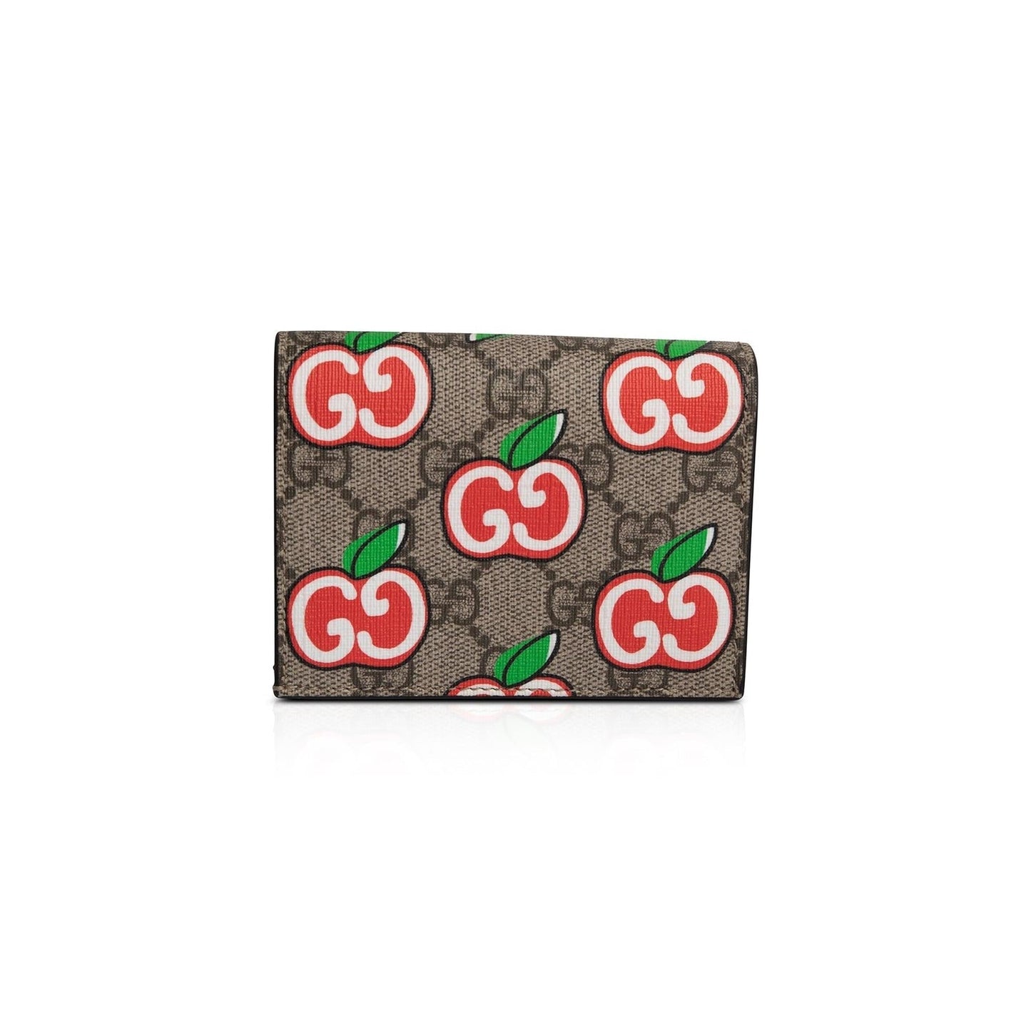 Gucci Apple GG Supreme Card Case Wallet
