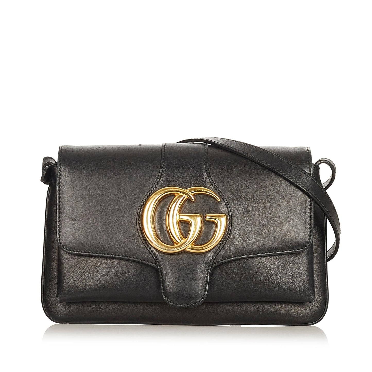 Gucci Arli Leather Crossbody Bag (SHG-25155)