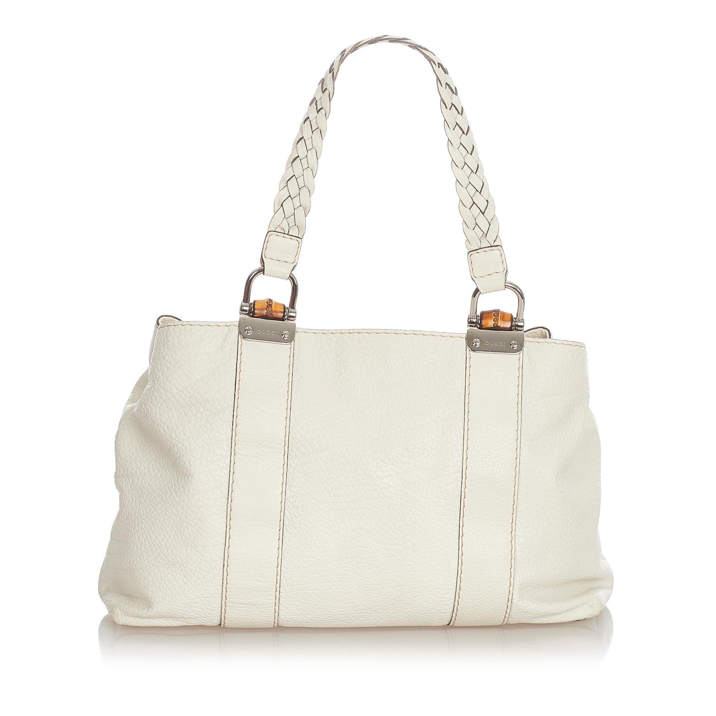 Gucci Bamboo Bar Leather Tote Bag (SHG-33881)