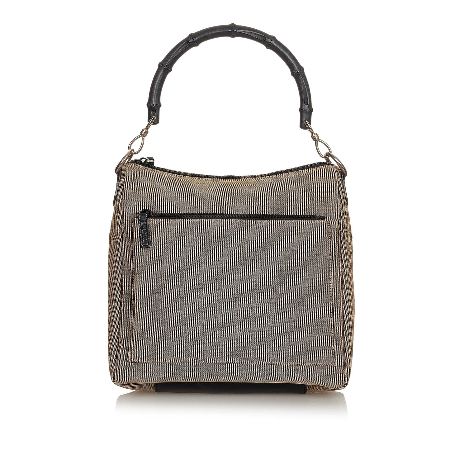 Gucci Bamboo Canvas Handbag (SHG-fCN2xU)