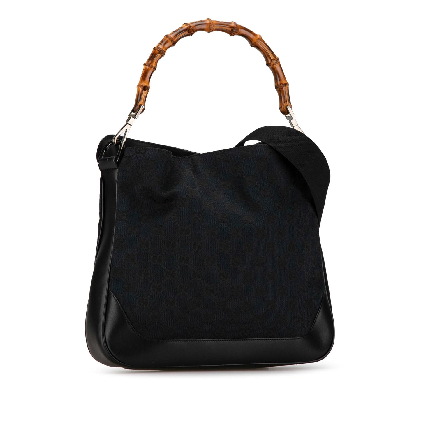 Gucci Bamboo GG Canvas Satchel (SHG-gPmmq9)