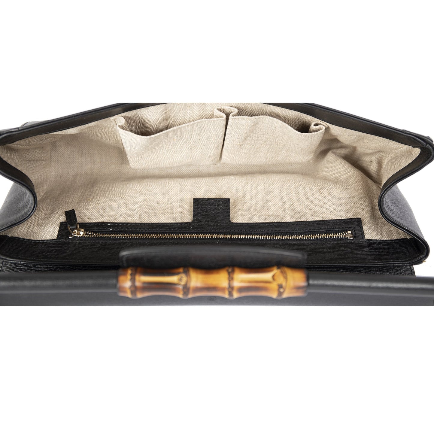 Gucci Bamboo Leather Clutch