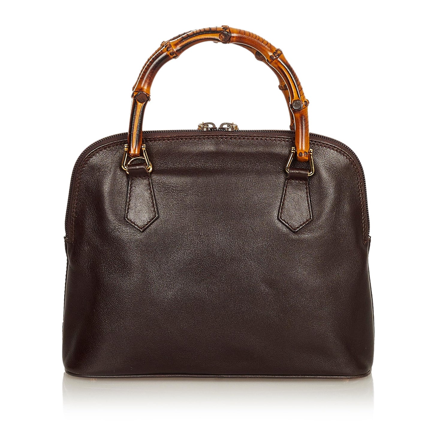 Gucci Bamboo Leather Handbag (SHG-25568)
