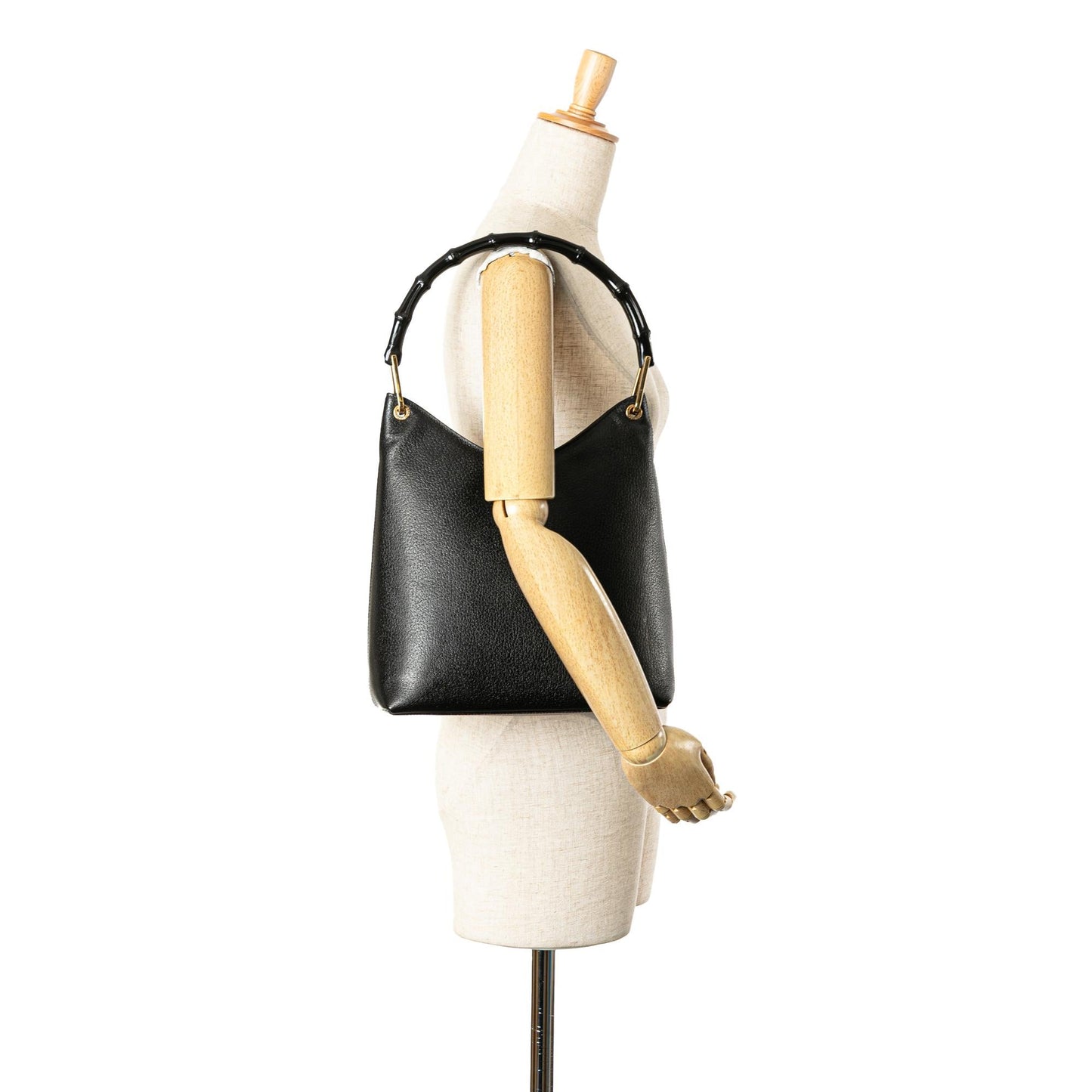 Gucci Bamboo Leather Shoulder Bag