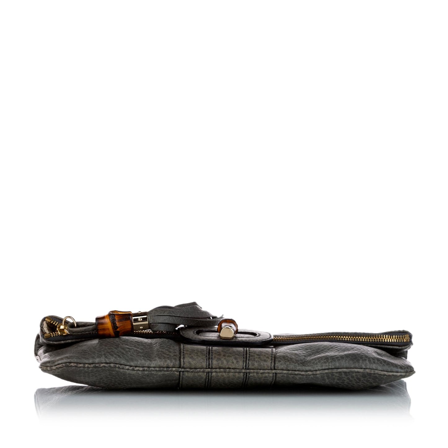 Gucci Bamboo Lucy Leather Clutch Bag (SHG-28447)