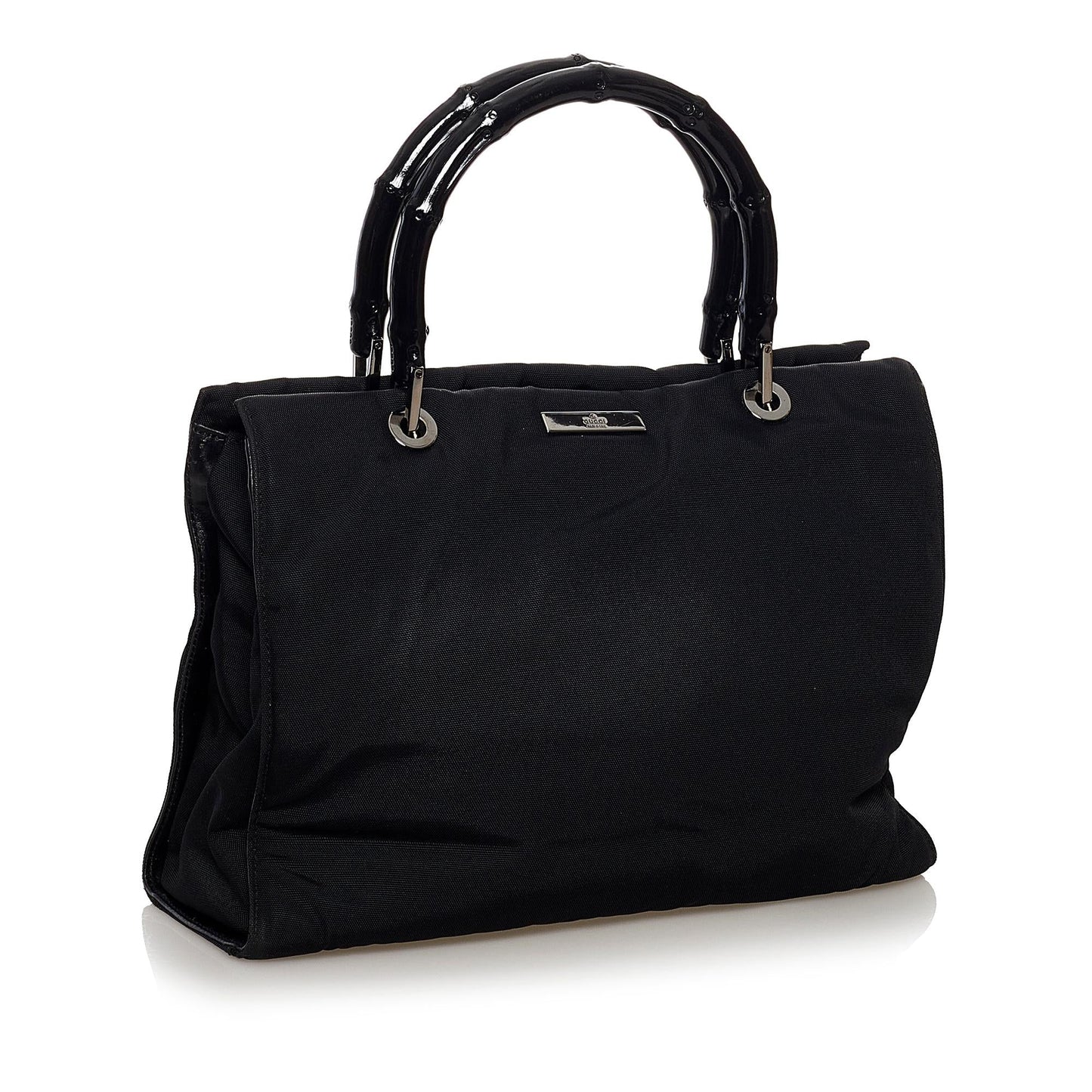 Gucci Bamboo Nylon Satchel (SHG-TotpRg)