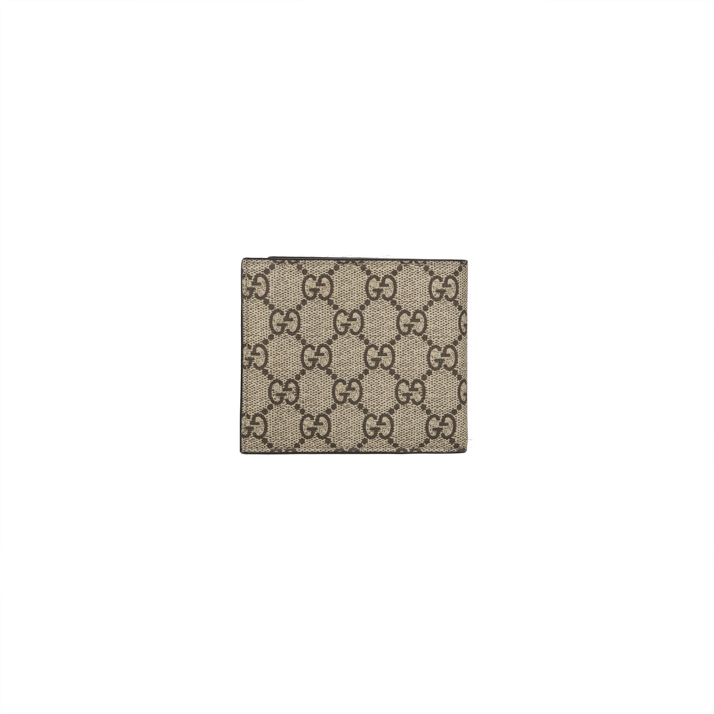 Gucci Bee Print GG Supreme Bifold Wallet