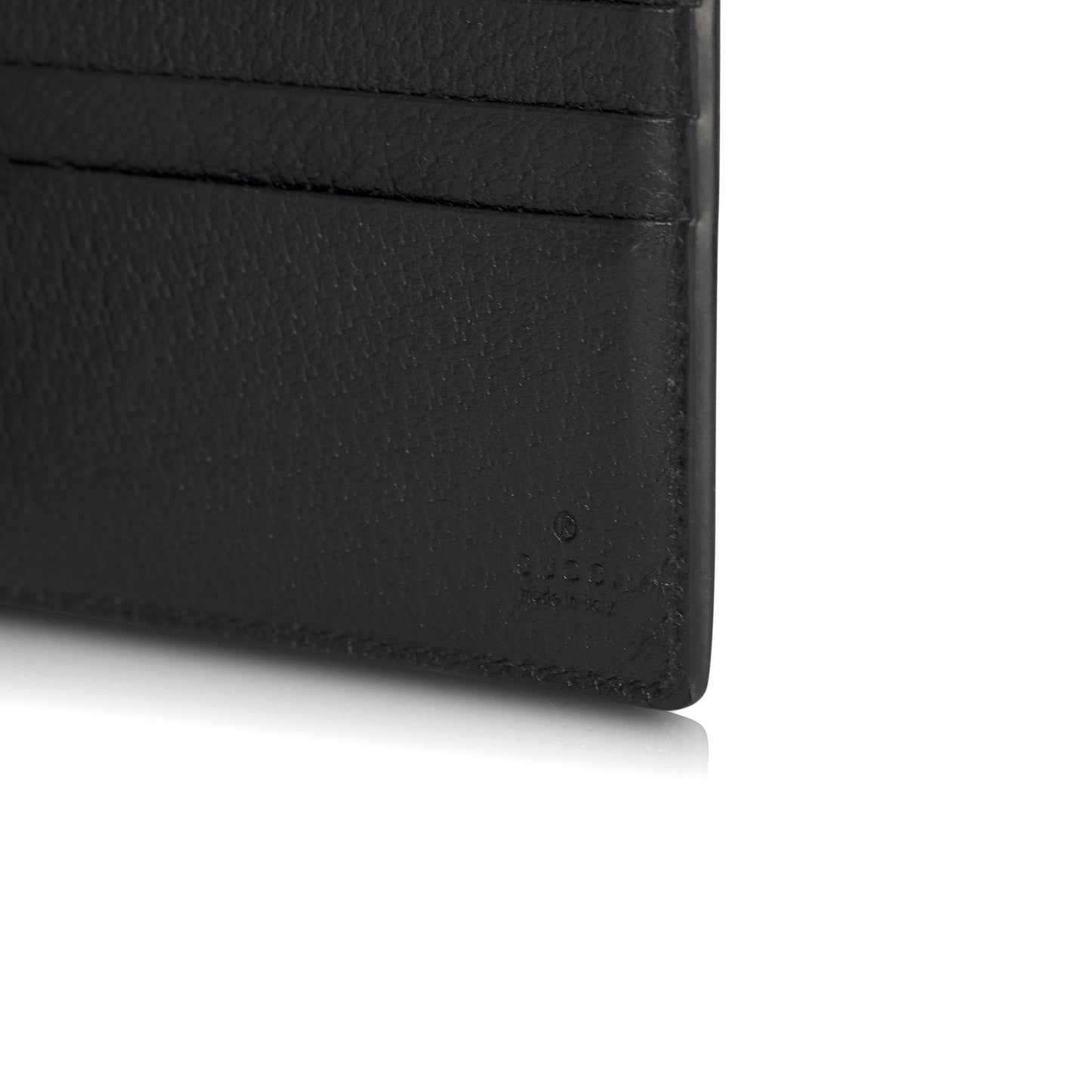 Gucci Bee Star Leather Bi-Fold Wallet