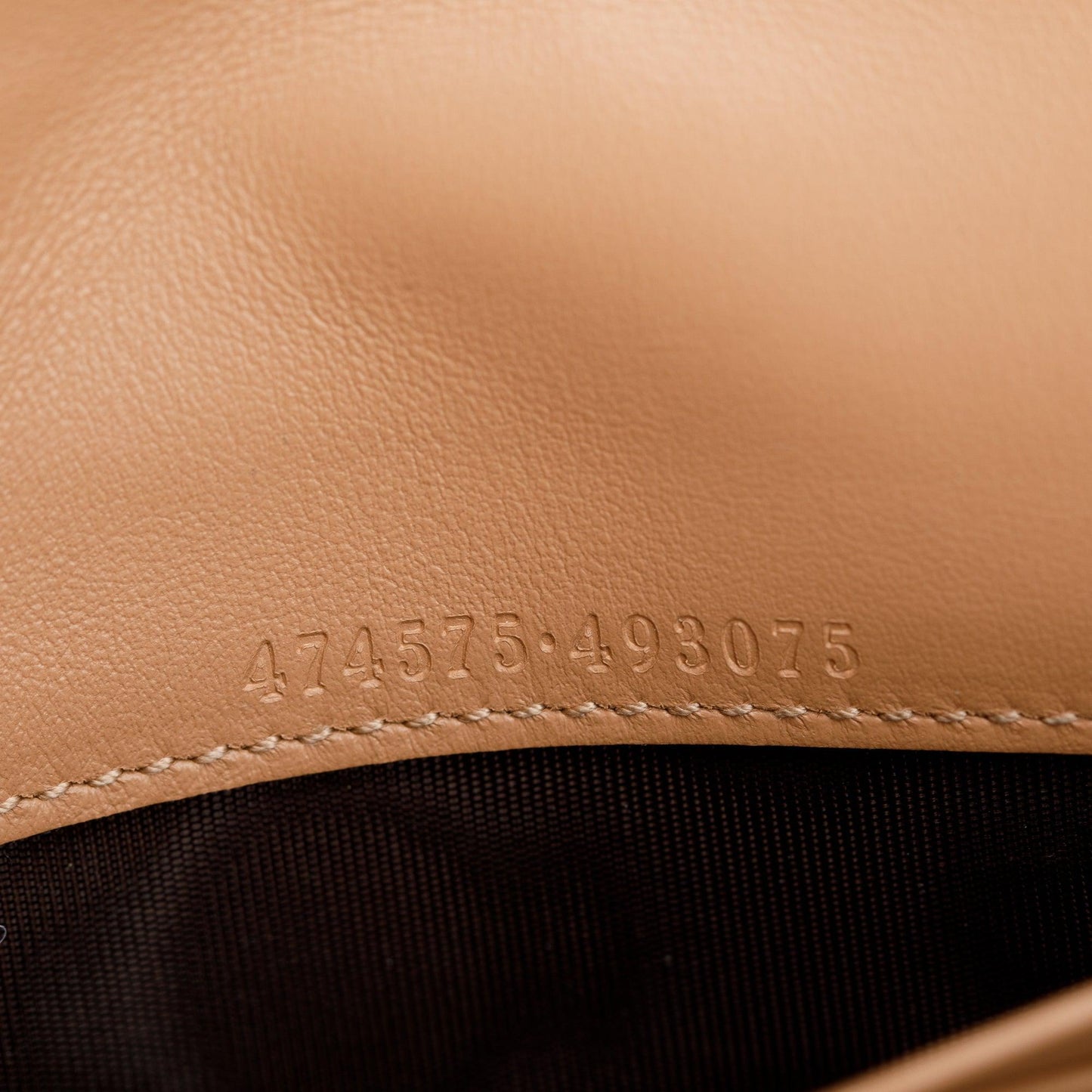 Gucci Beige Calfskin Leather GG Marmont Matelasse Mini Bag