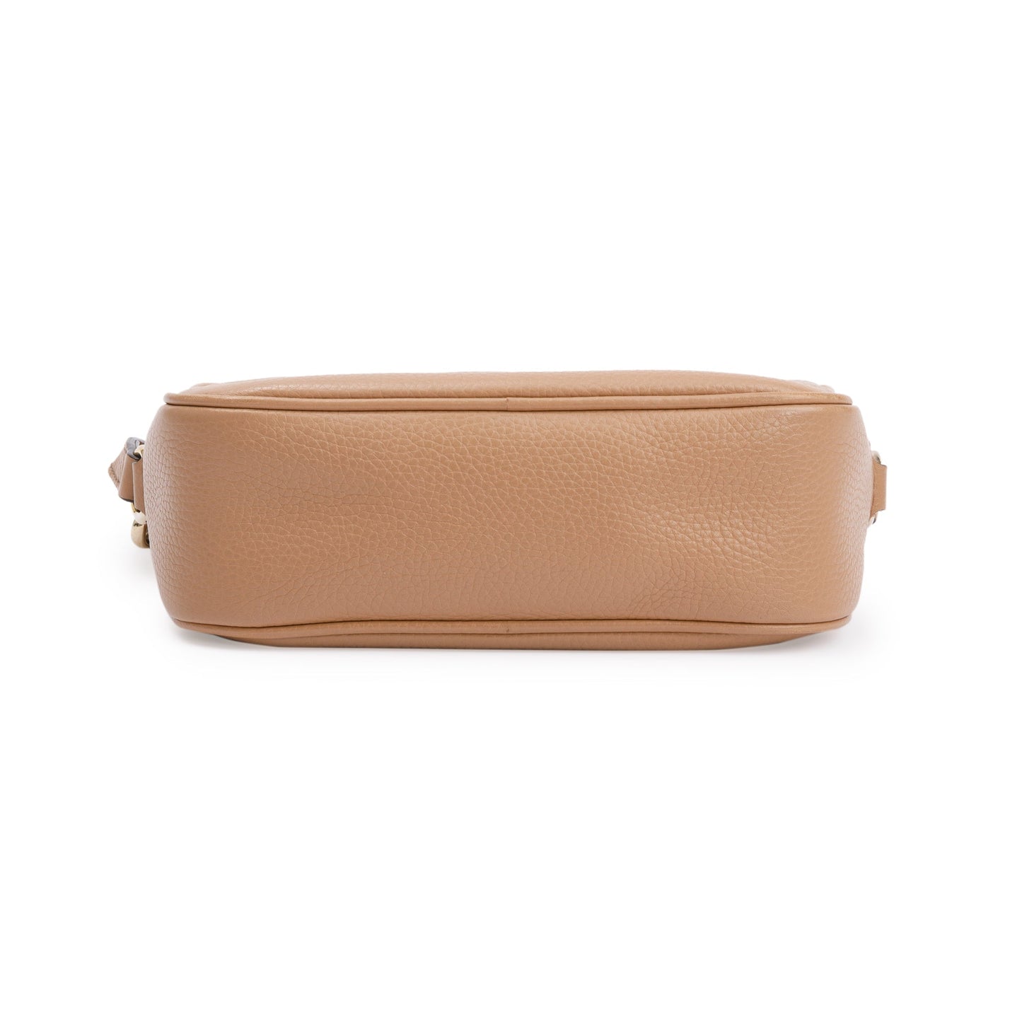Gucci Beige Calfskin Leather Small Soho Disco Bag