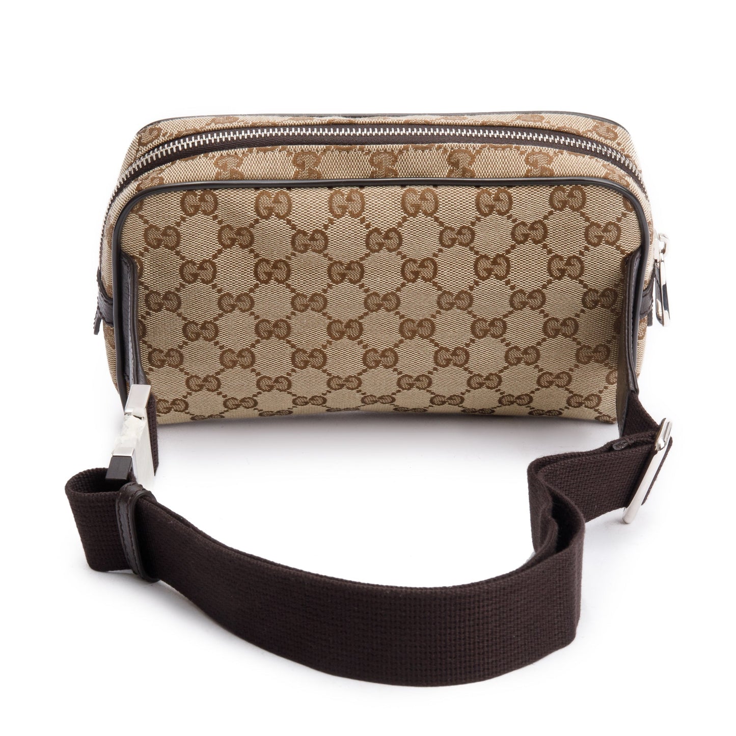 Gucci Beige GG Canvas Belt Bag