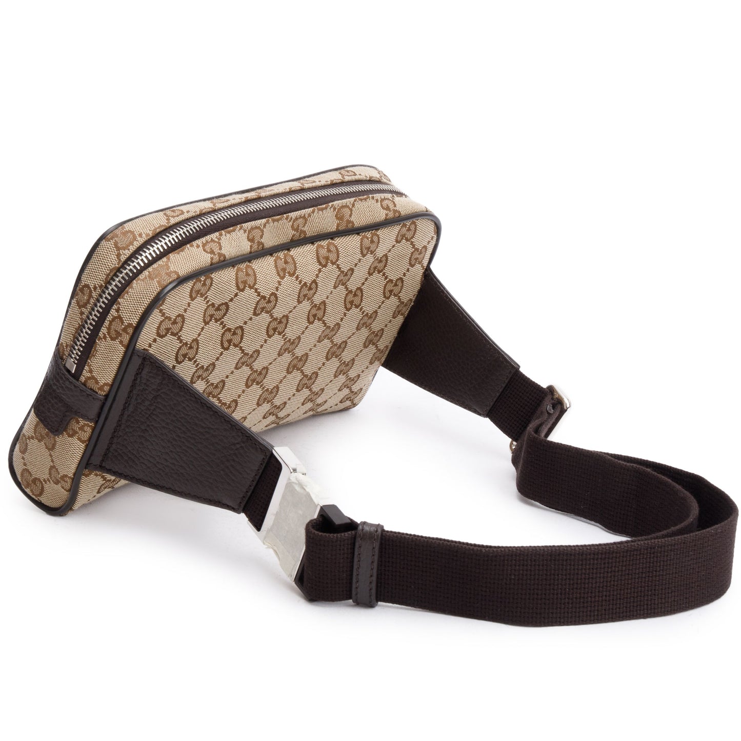 Gucci Beige GG Canvas Belt Bag