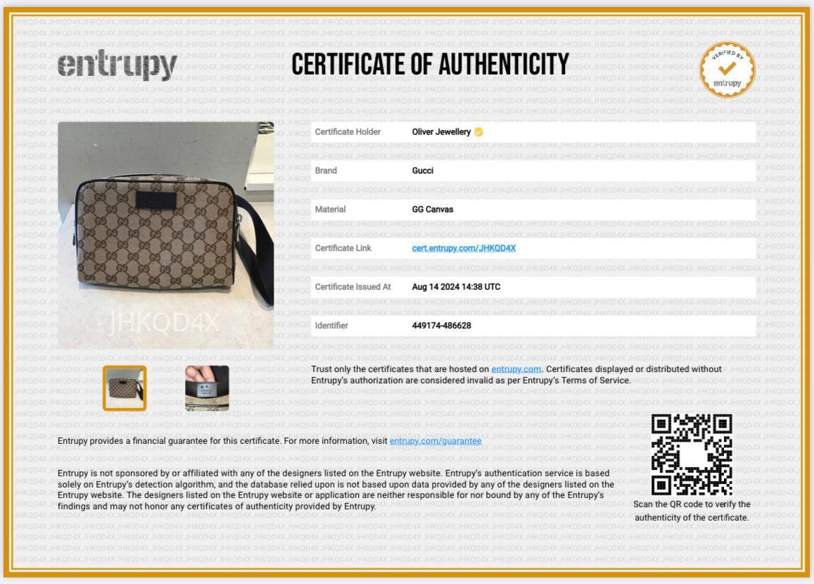 Gucci Beige GG Canvas Belt Bag