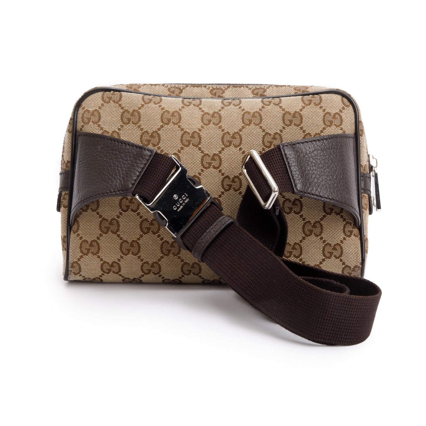 Gucci Beige GG Canvas Belt Bag