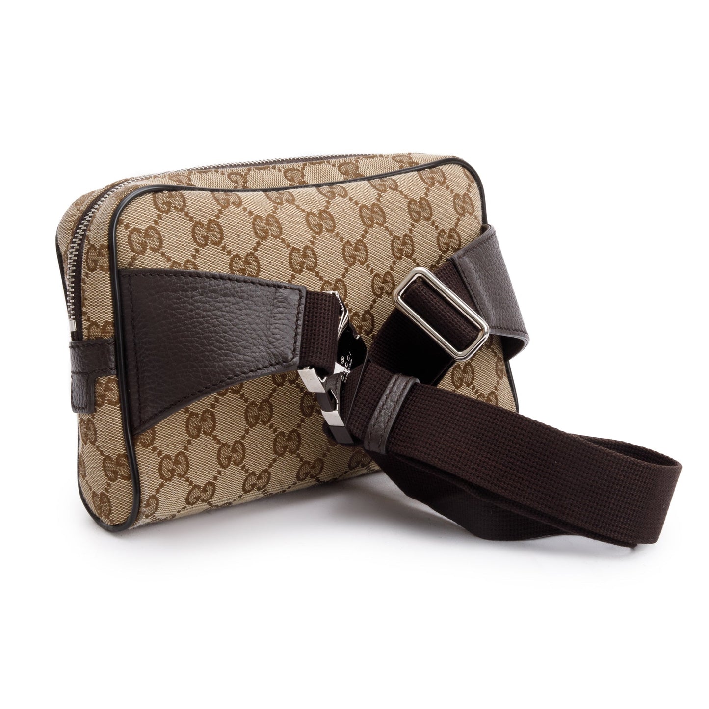 Gucci Beige GG Canvas Belt Bag