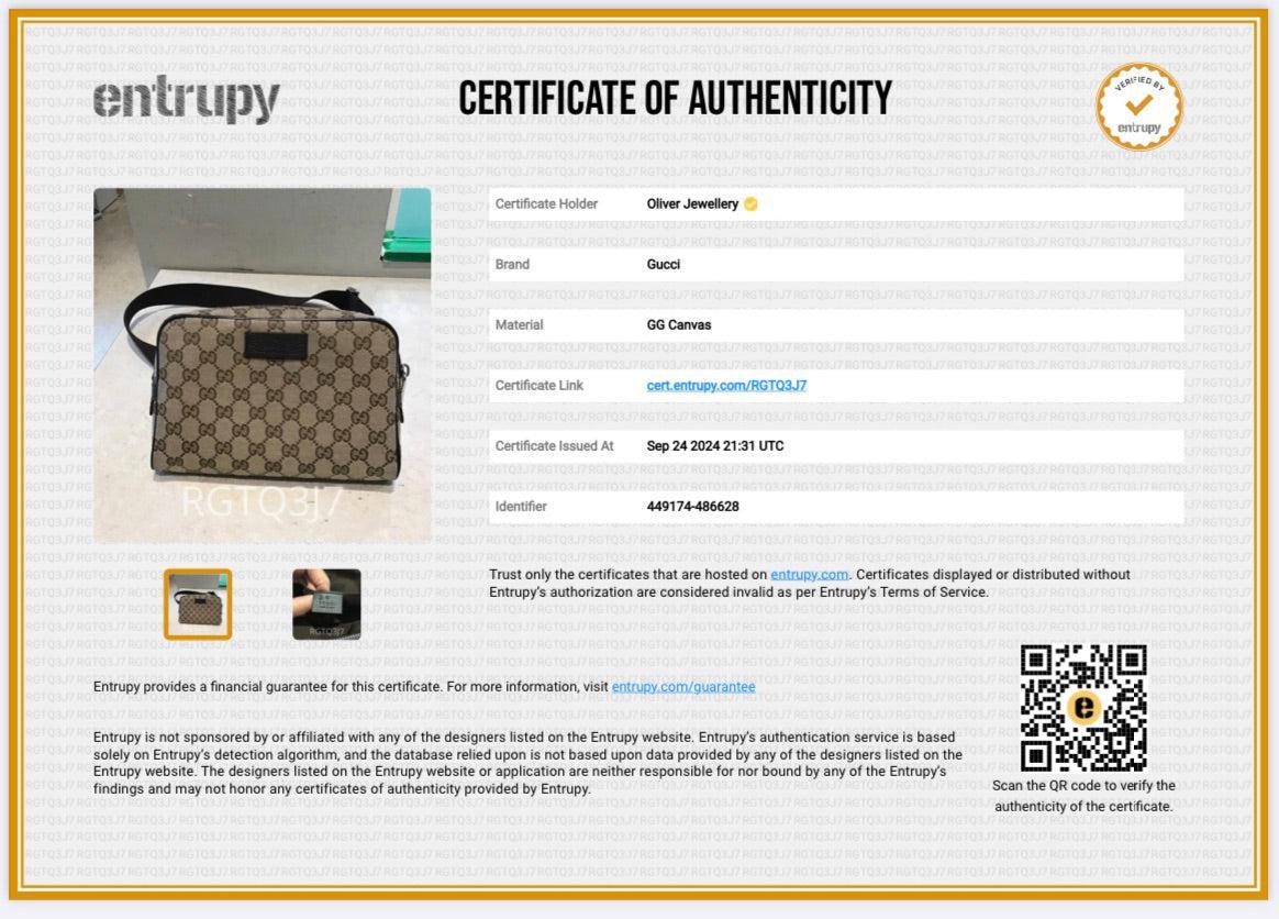 Gucci Beige GG Canvas Belt Bag