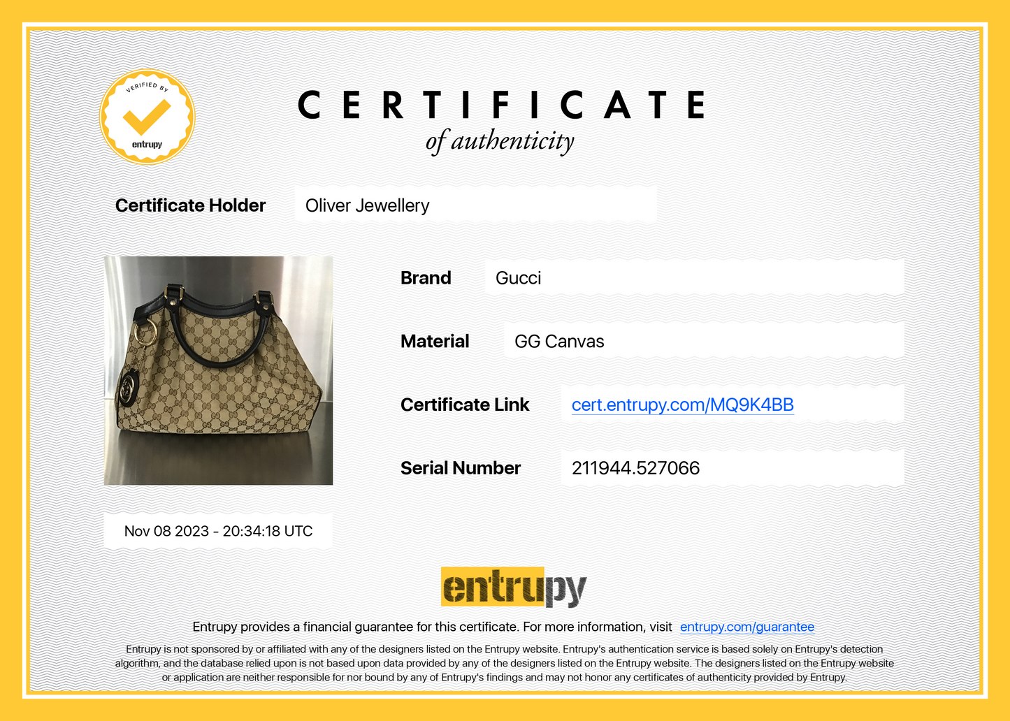 Gucci Beige GG Canvas Medium Sukey Tote