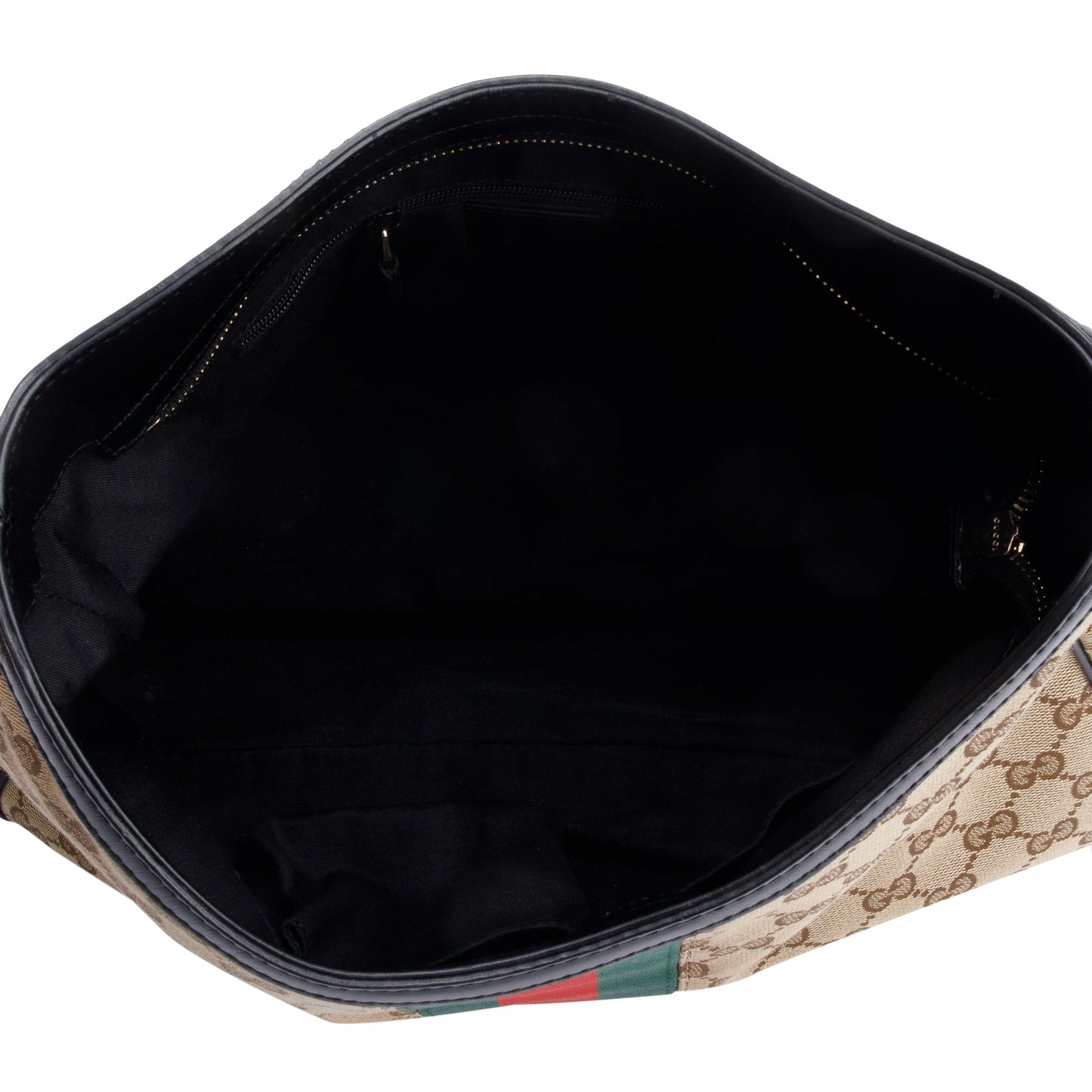 Gucci Beige GG Canvas Web Sherry Shoulder Bag
