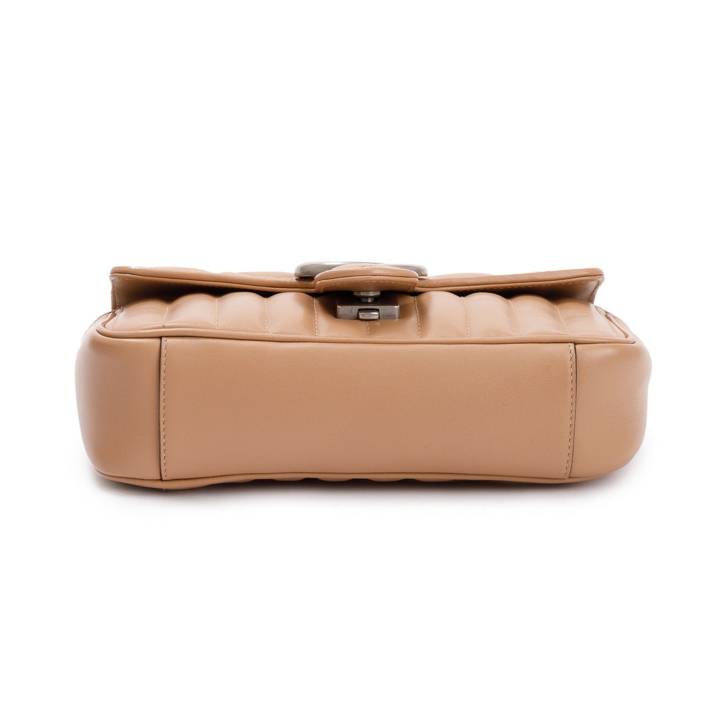 Gucci Beige GG Marmont Matelasse Leather Mini Shoulder Bag