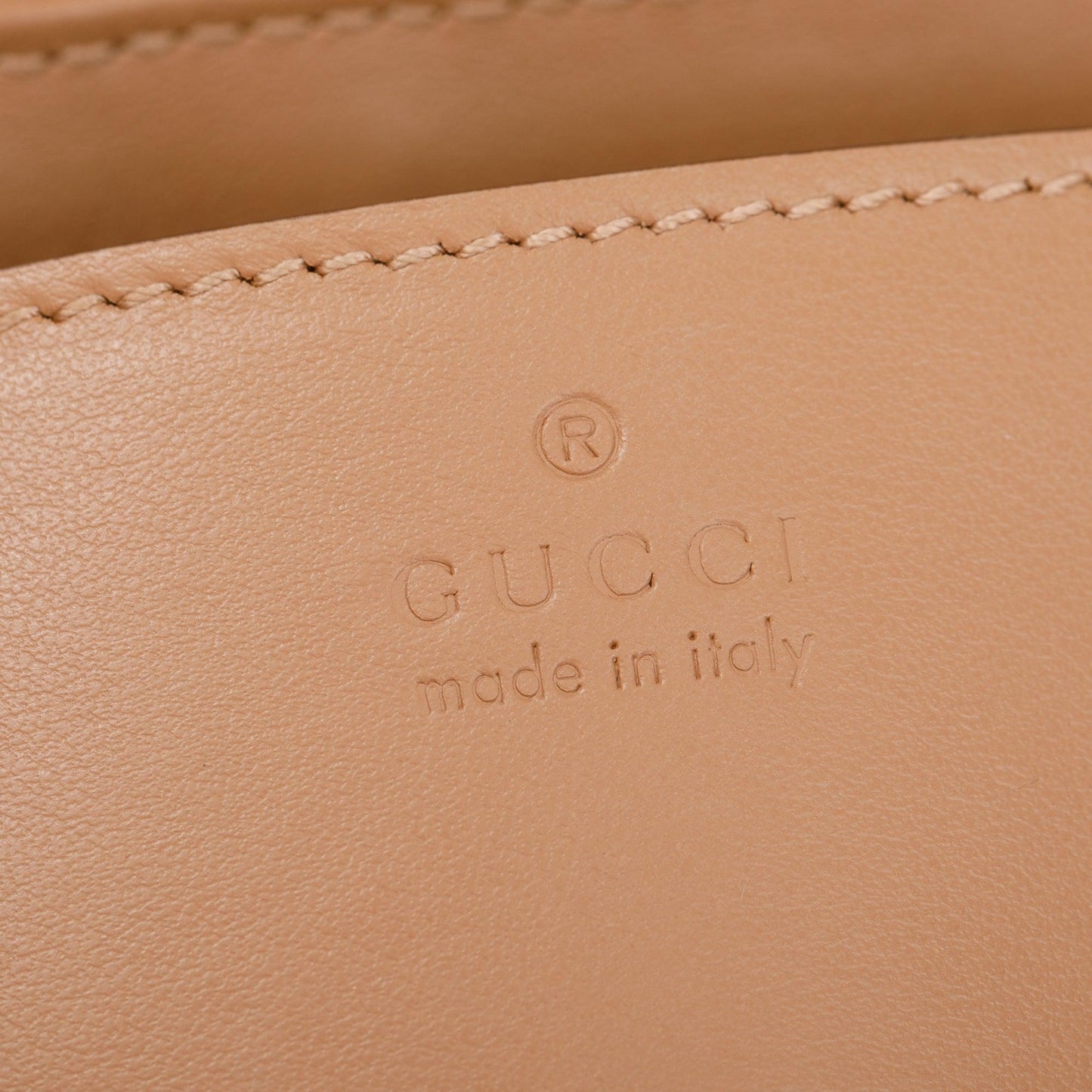 Gucci Beige GG Marmont Matelasse Leather Mini Shoulder Bag