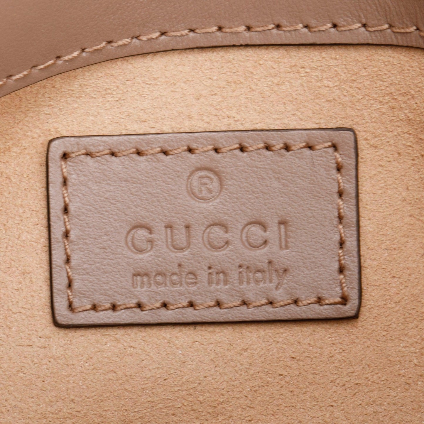 Gucci Beige GG Marmont Matelasse Leather Super Mini Bag