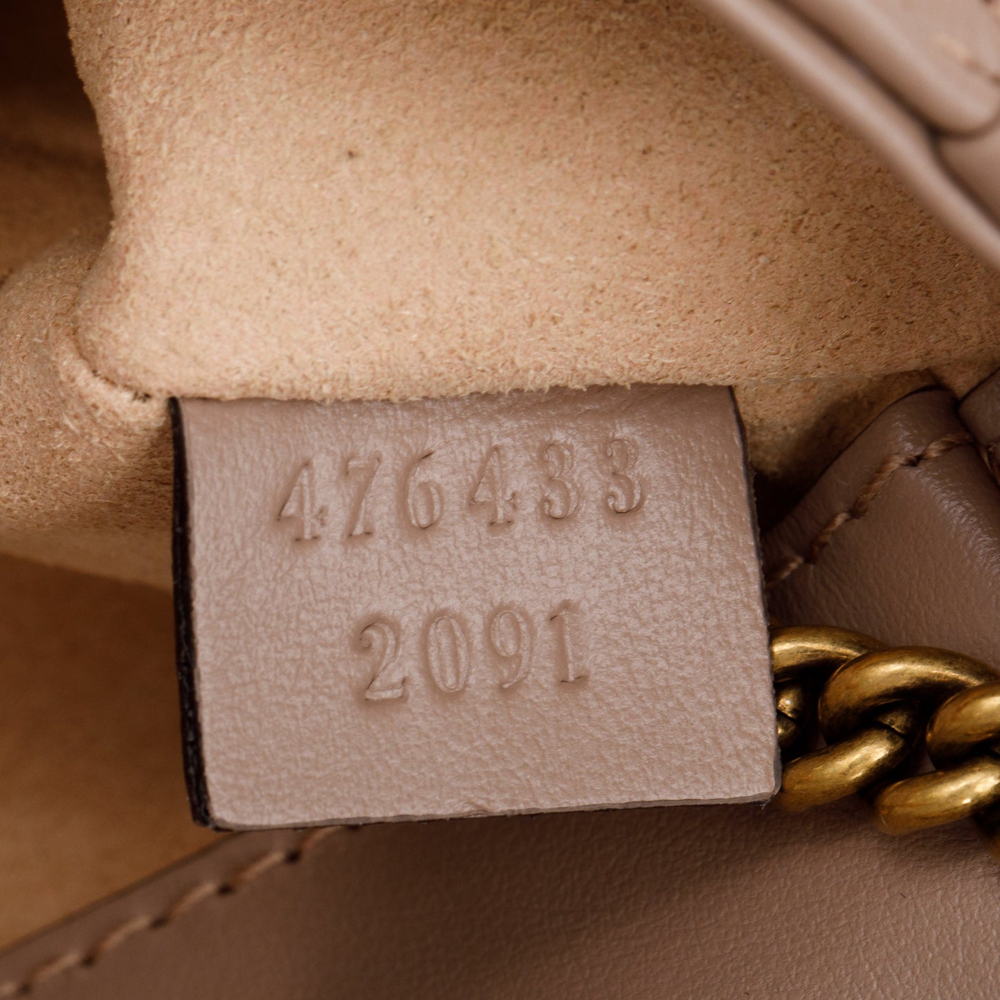 Gucci Beige GG Marmont Matelasse Leather Super Mini Bag