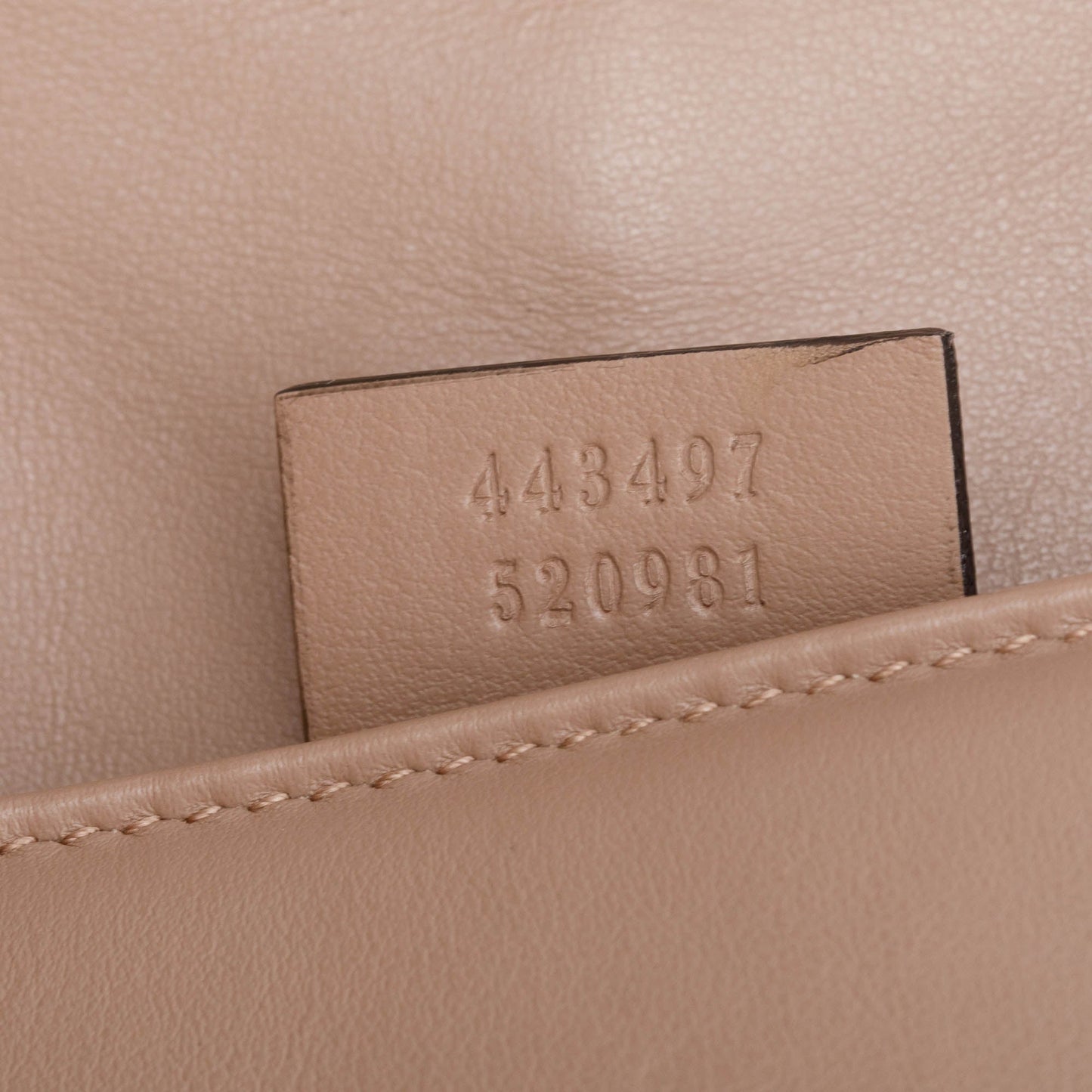 Gucci Beige GG Marmont Matelasse Small Shoulder Bag