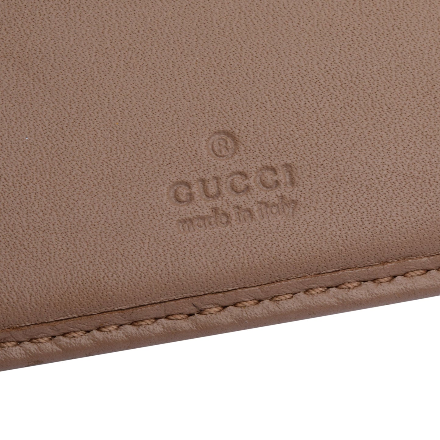 Gucci Beige GG Marmont Matelasse Wallet