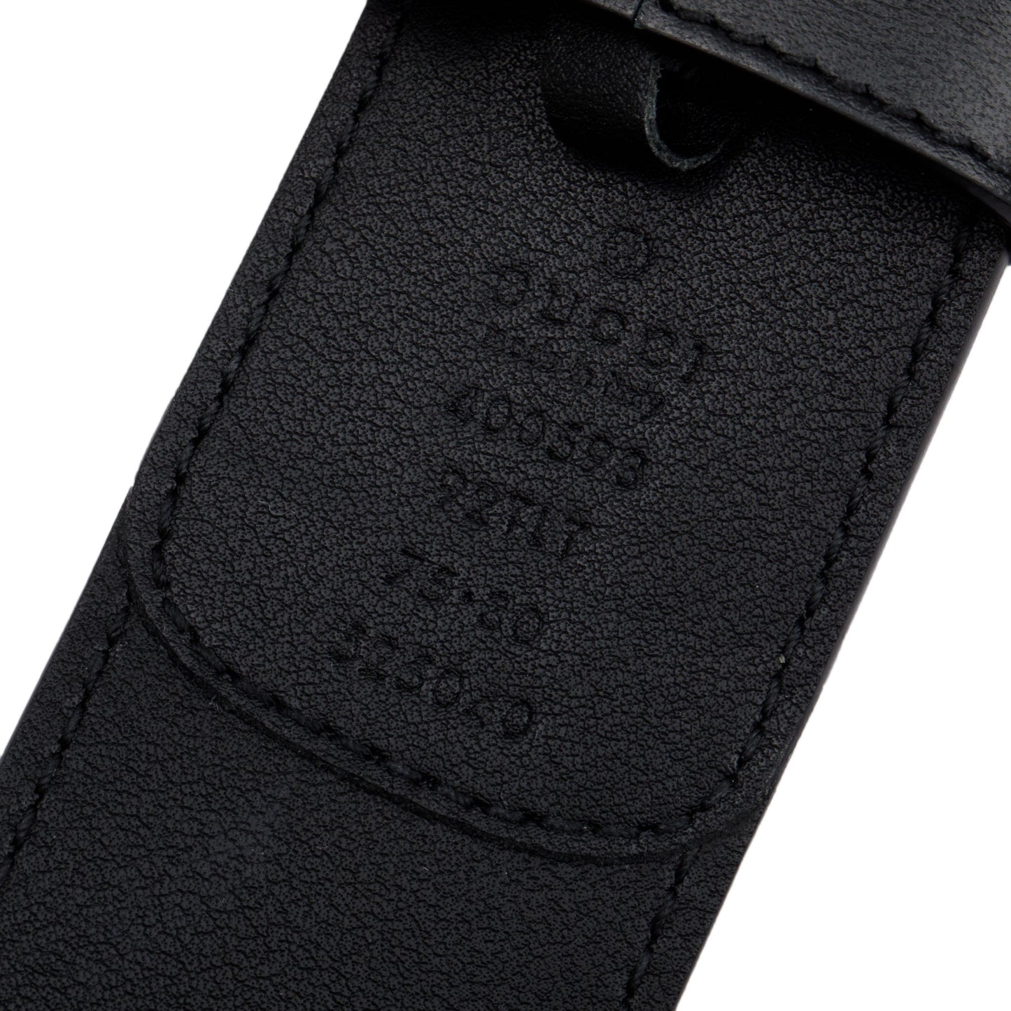 Gucci Beige GG Supreme Black Leather Double G Wide Belt 75 30