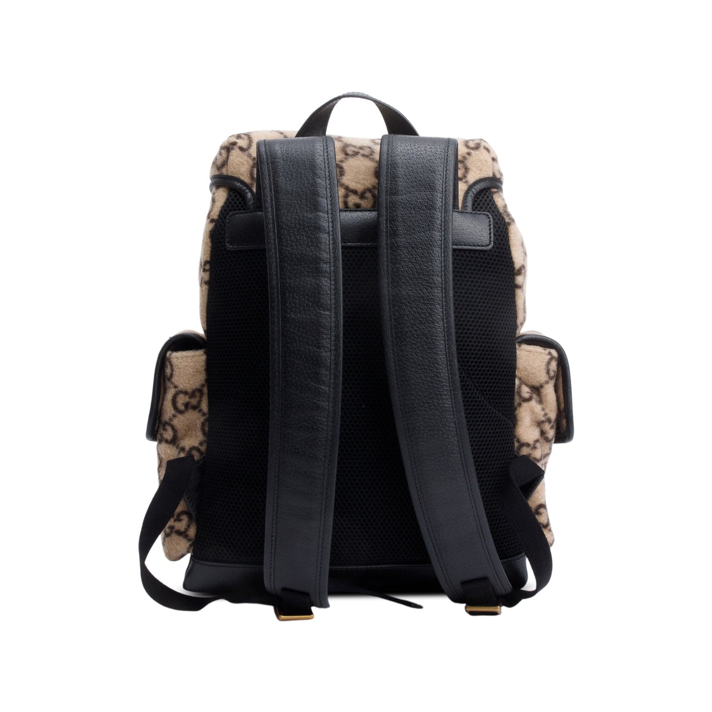 Gucci Beige GG Wool Backpack