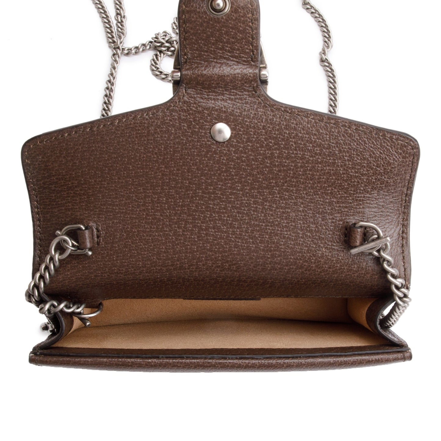 Gucci Beige Jumbo GG Canvas Dionysus Super Mini Bag