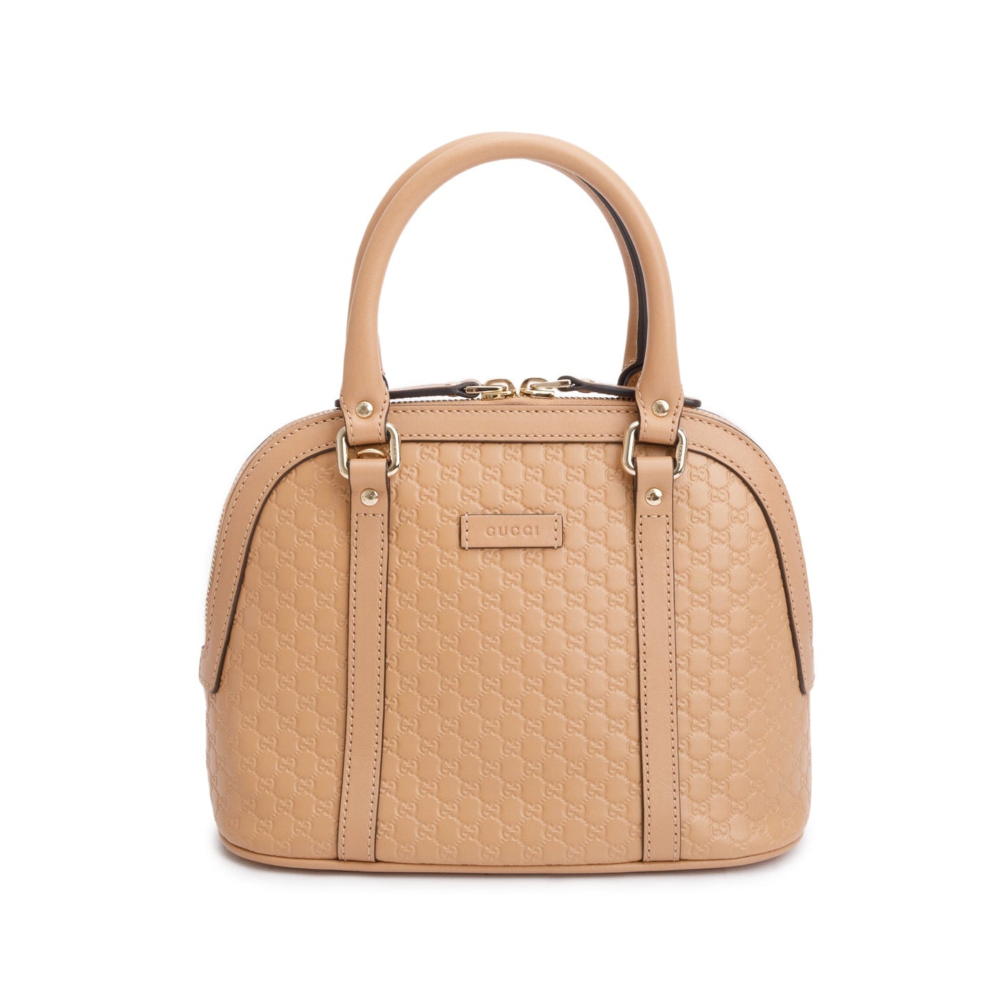 Gucci Beige Microguccissima Leather Mini Dome Bag