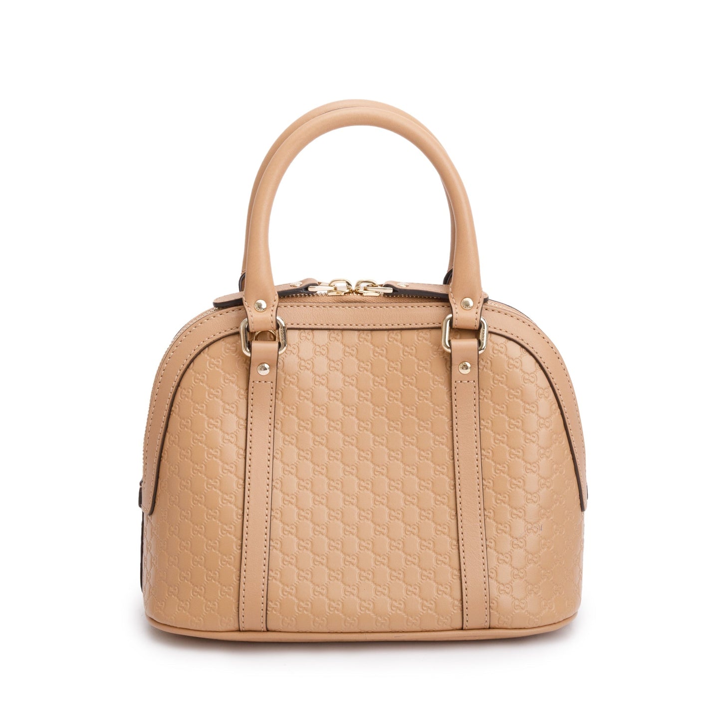 Gucci Beige Microguccissima Leather Mini Dome Bag