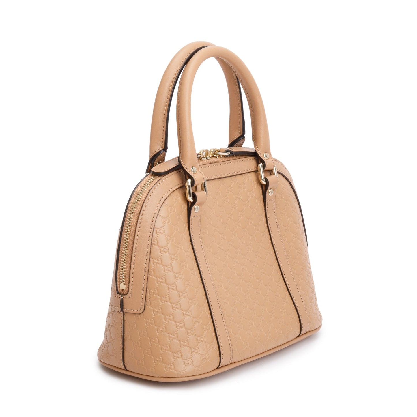 Gucci Beige Microguccissima Leather Mini Dome Bag