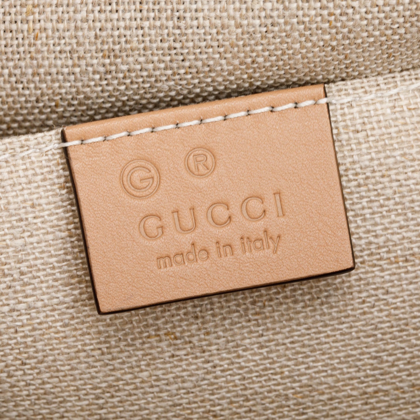 Gucci Beige Microguccissima Leather Mini Dome Bag