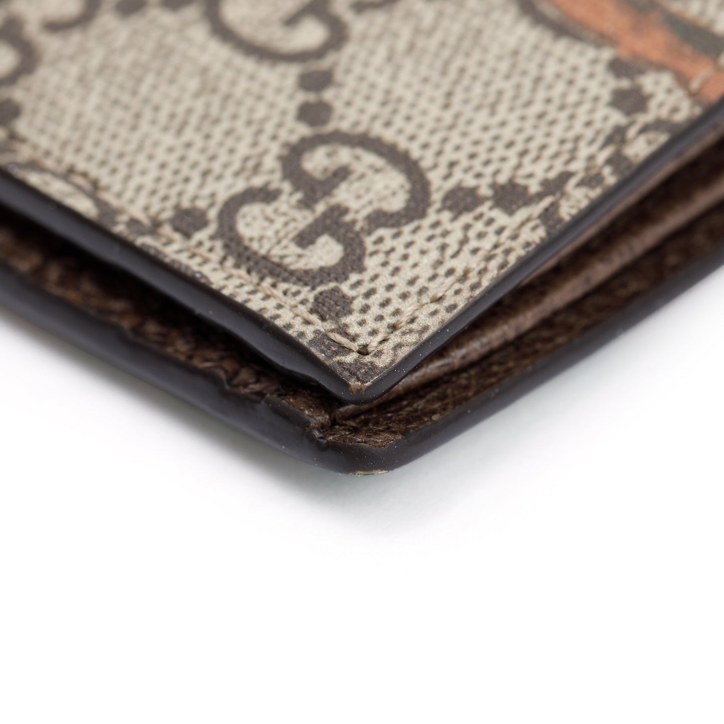 Gucci Beige & Multicolour GG Supreme Tian Bifold Wallet