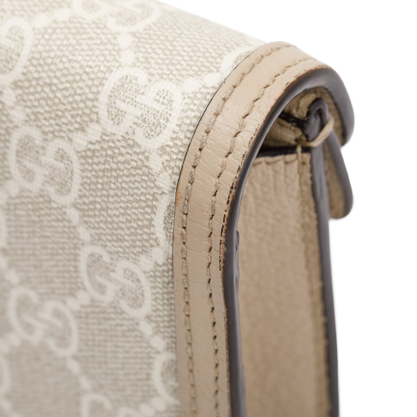 Gucci Beige & White GG Supreme Dionysus Super Mini Bag