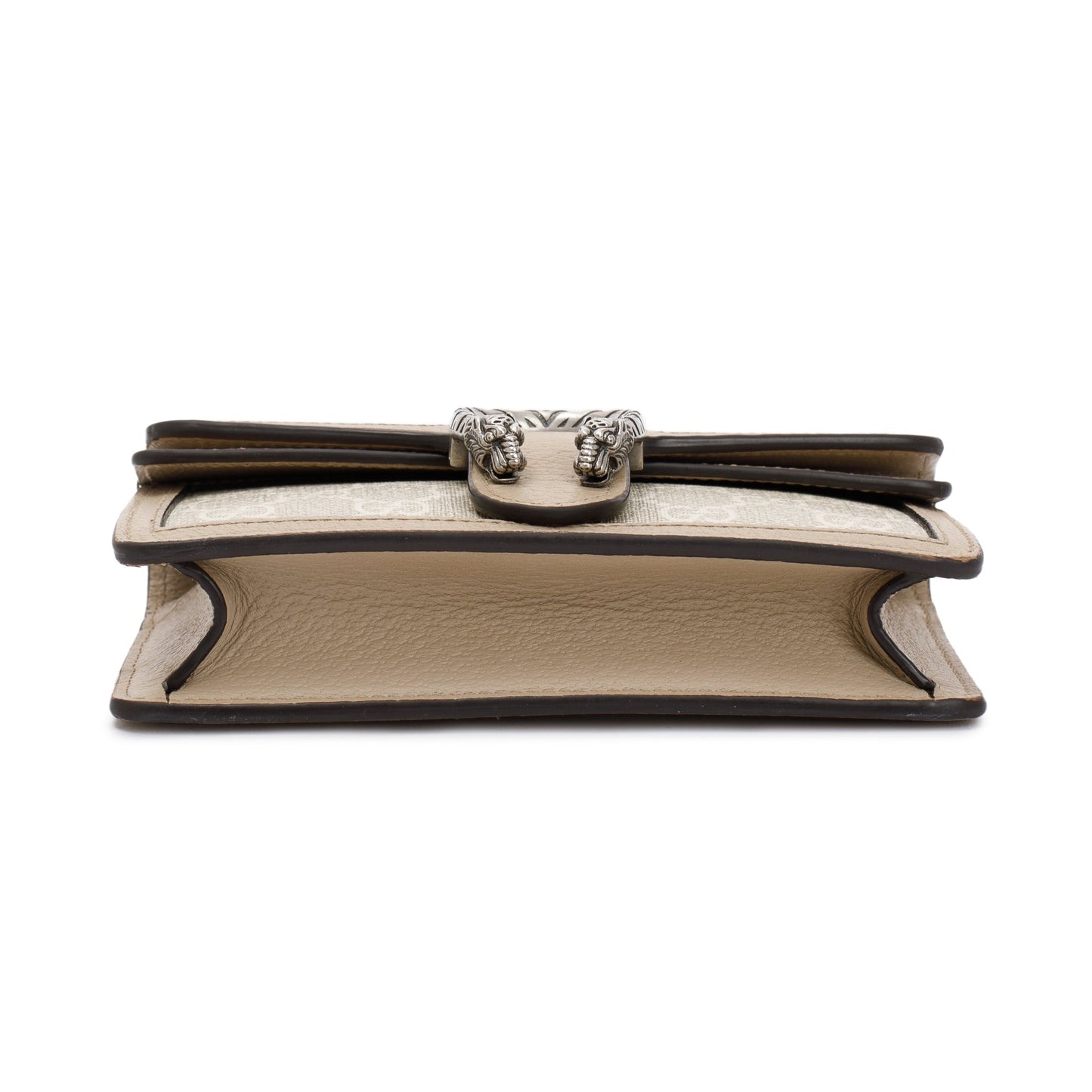 Gucci Beige & White GG Supreme Dionysus Super Mini Bag